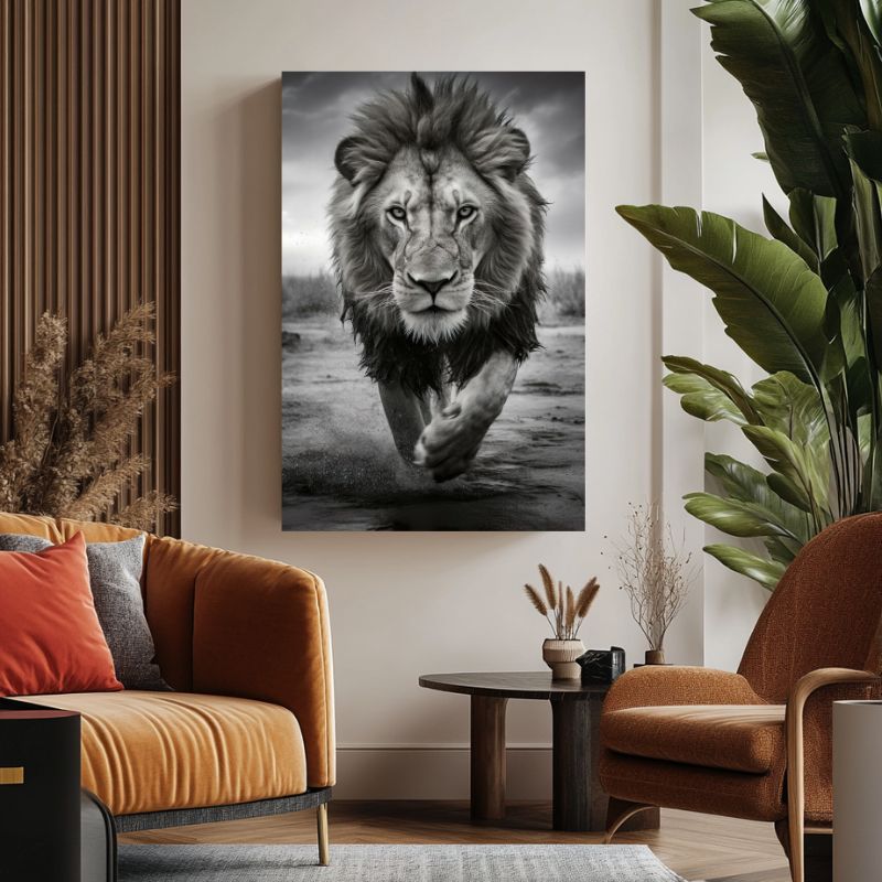 Tableau Photo Lion