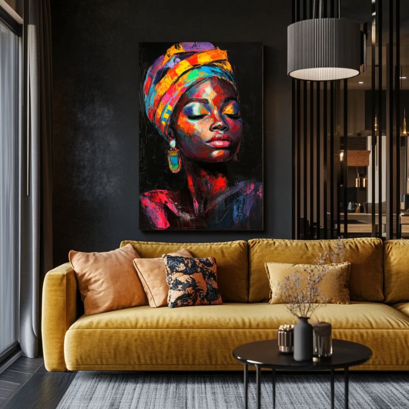 Tableau_portrait_africain_expressionniste