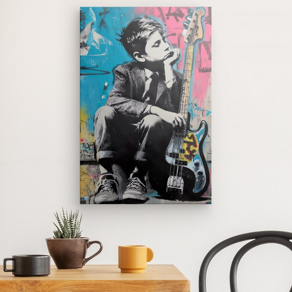 Tableau Street Art Musique