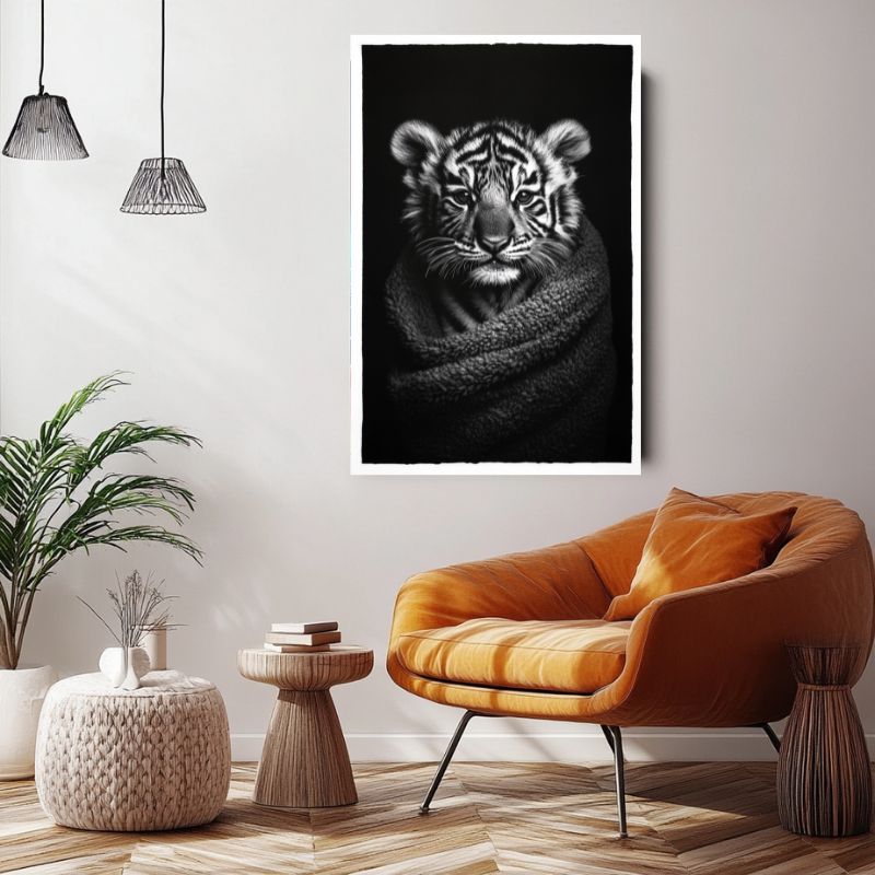 Tableau_tigre_bebe_salon