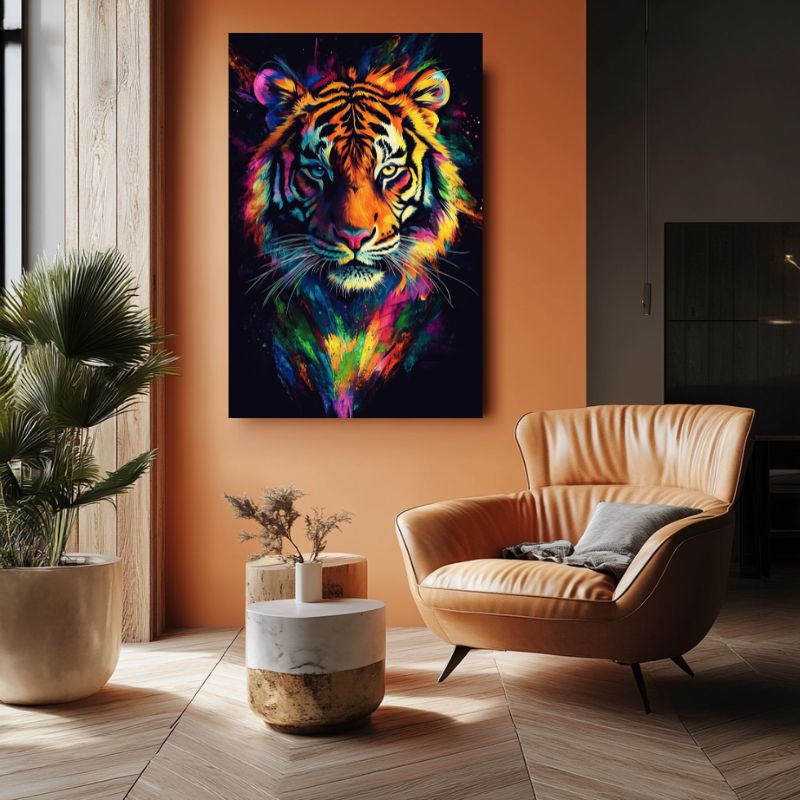 Tableau_tigre_pop_art_pour_salon