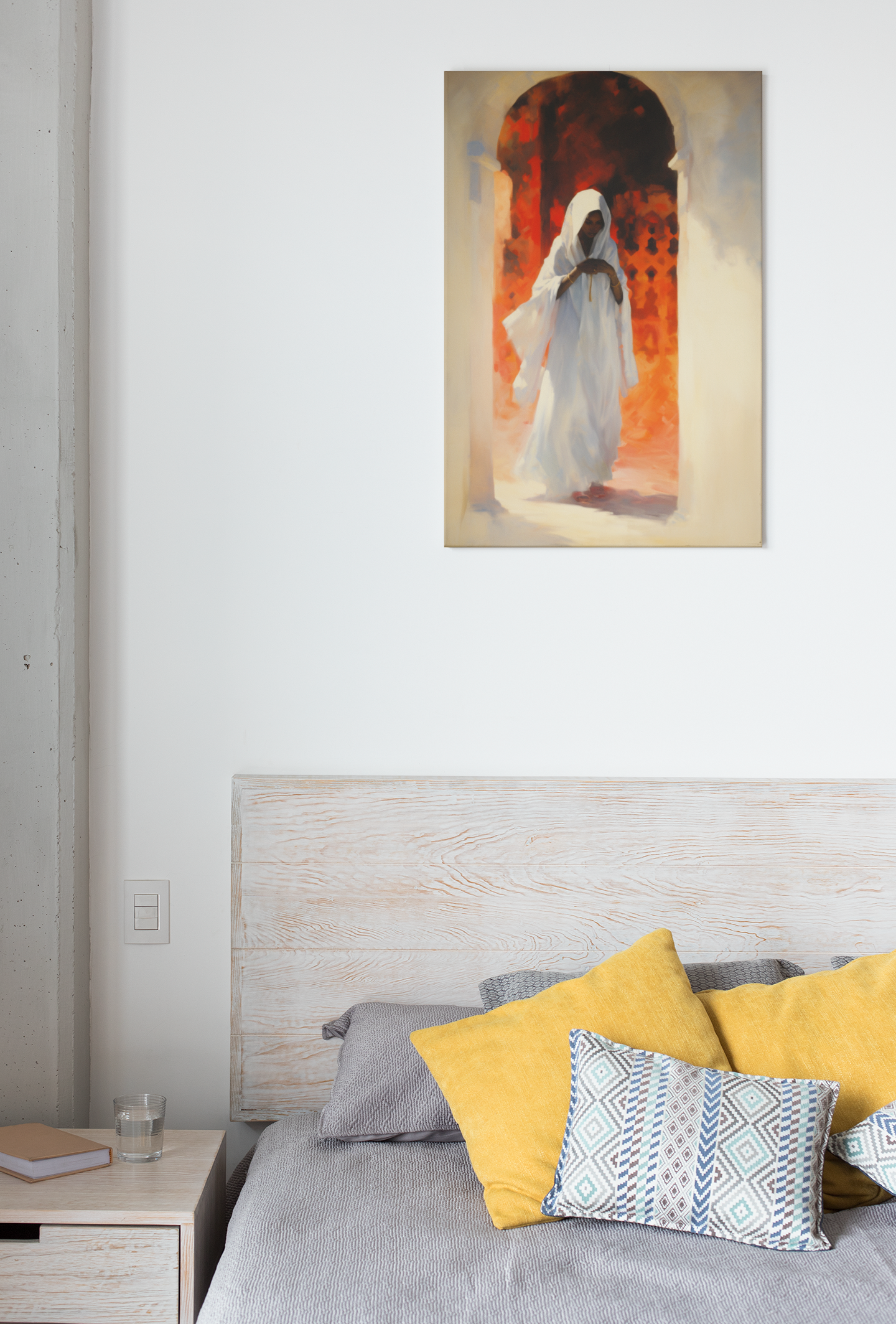 Tableau Oriental Blanc
