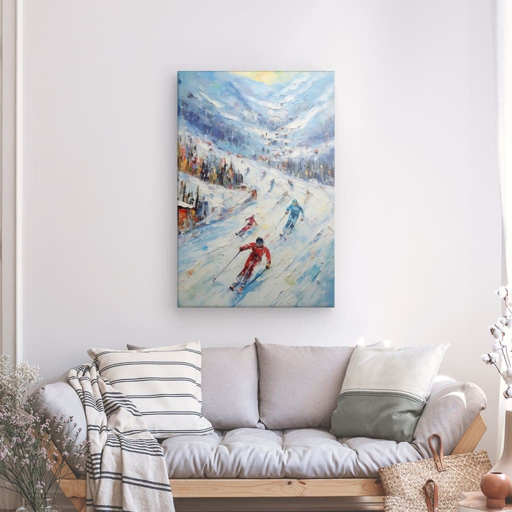 Tableau Montagne Ski