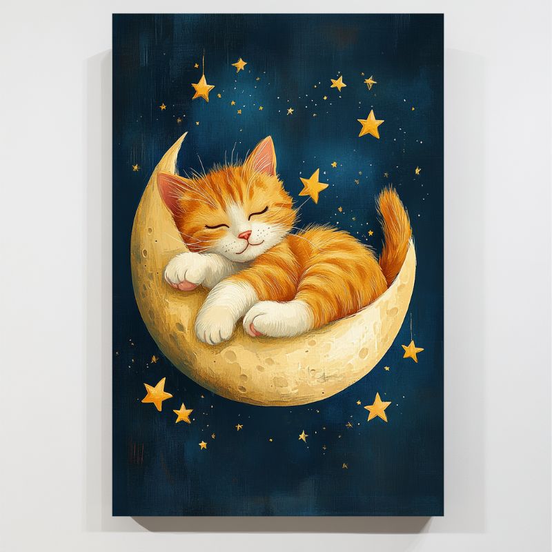 Toile_chat_chambre_enfant