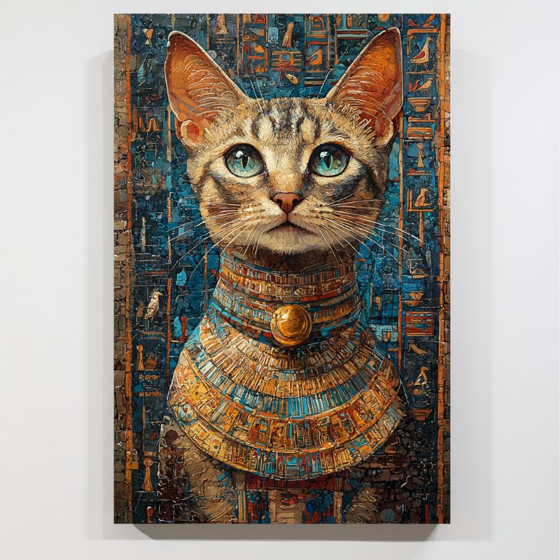 Toile_chat_egyptien