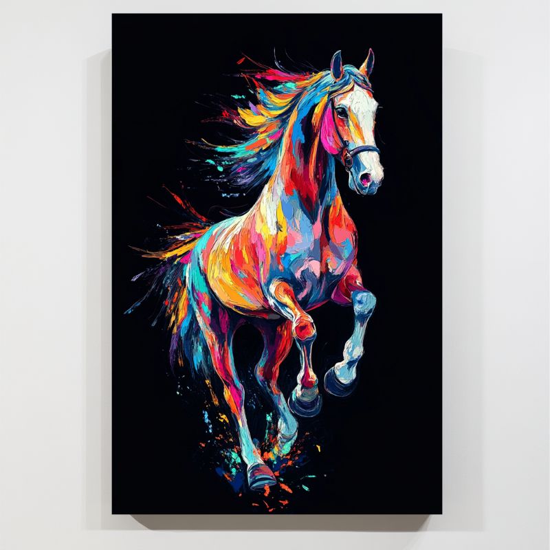 Toile_cheval_colore
