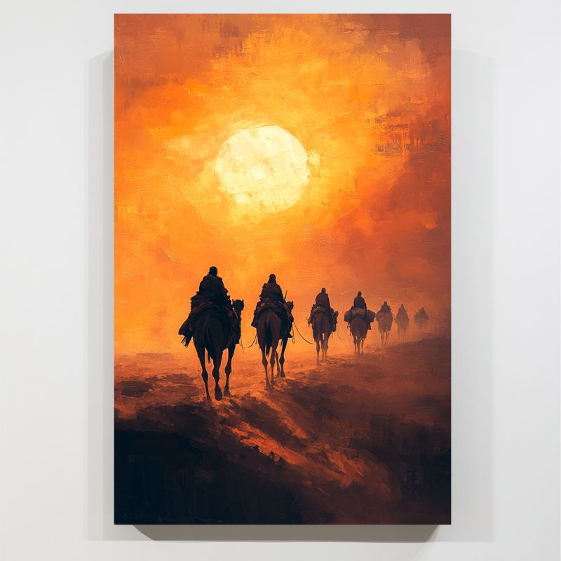 Toile_desert_chameau