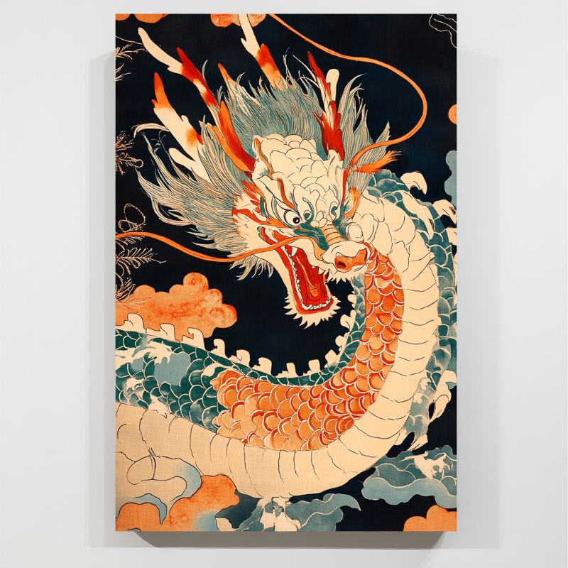 Toile_dragon_japonais
