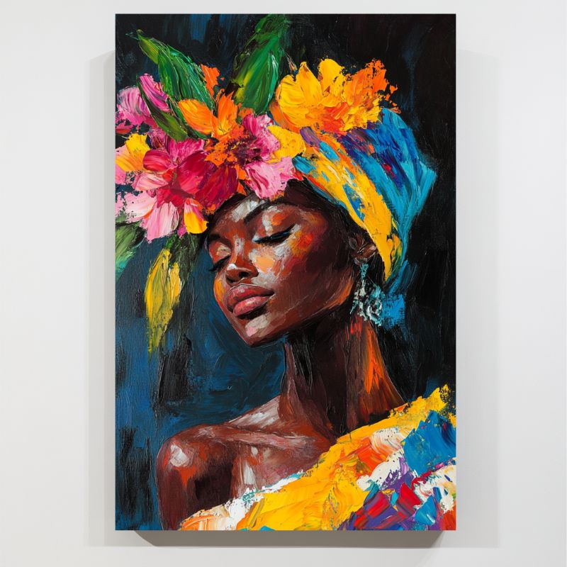 Toile_femme_africaine