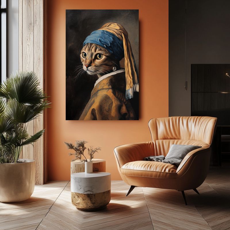Toile_imprimee_chat_style_classique