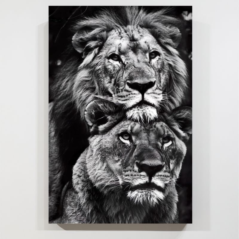 Toile_lion_couple