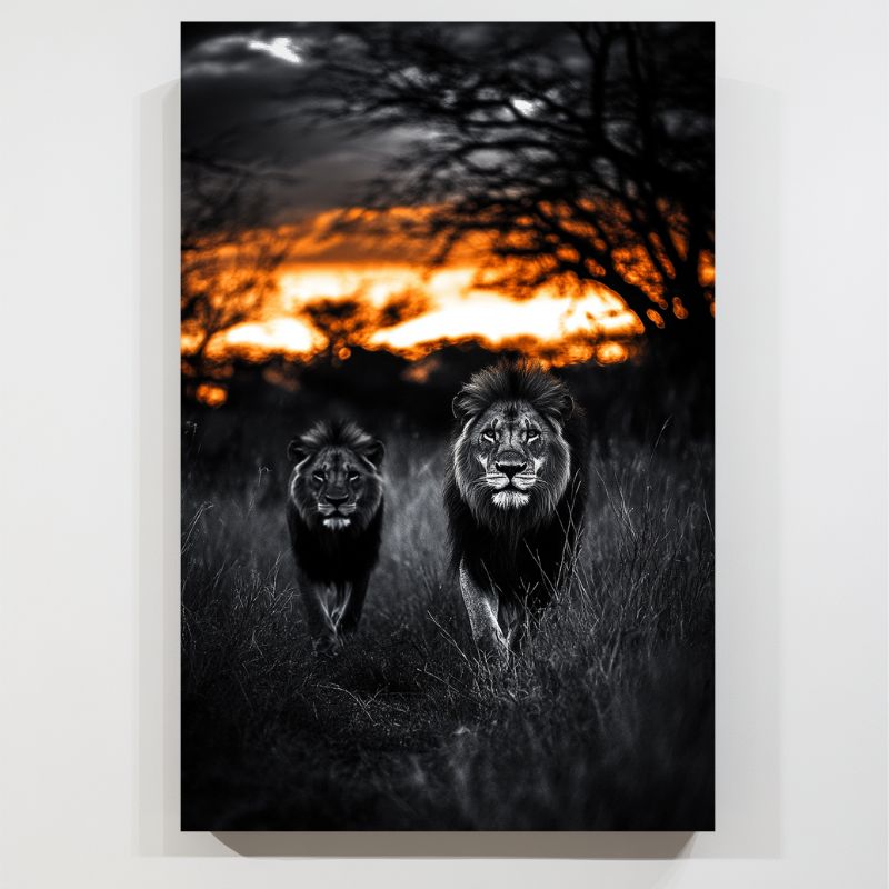 Toile_lion_design