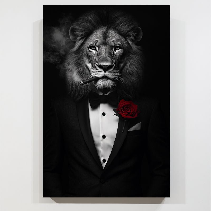 Toile_lion_en_costume