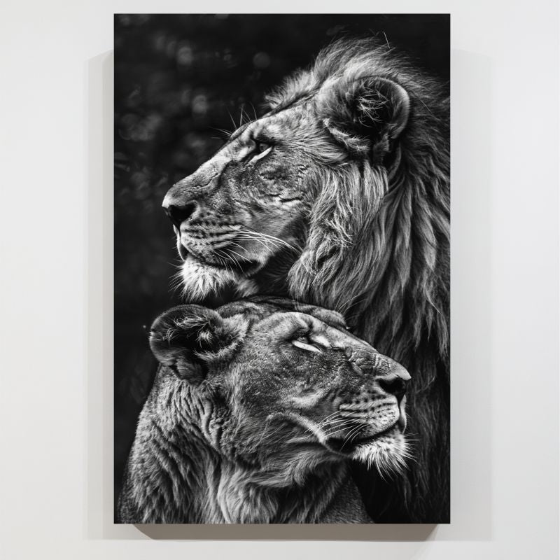 Toile_lion_lionne