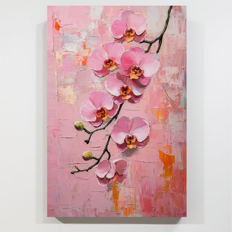 Toile_orchidee_rose