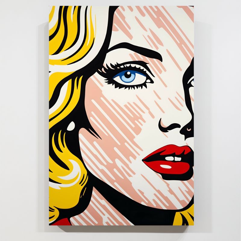 Toile_pop_art_visage_femme
