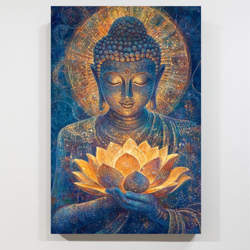 Toile_zen_fleur_de_lotus