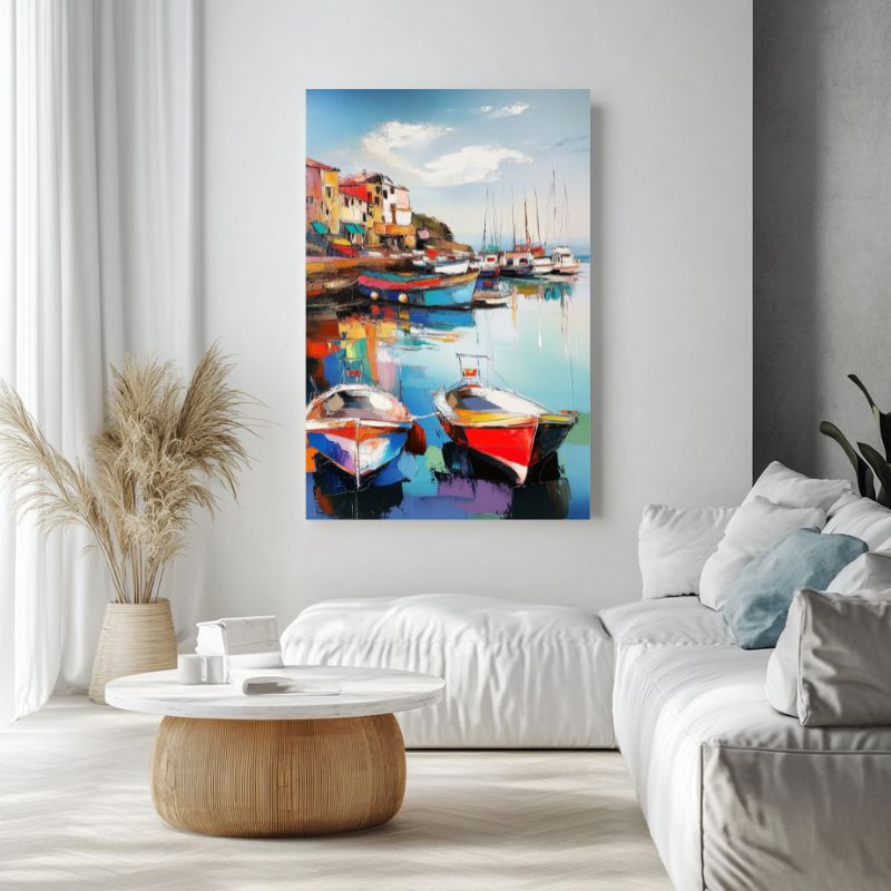 tableau_bord_de_mer_moderne_port