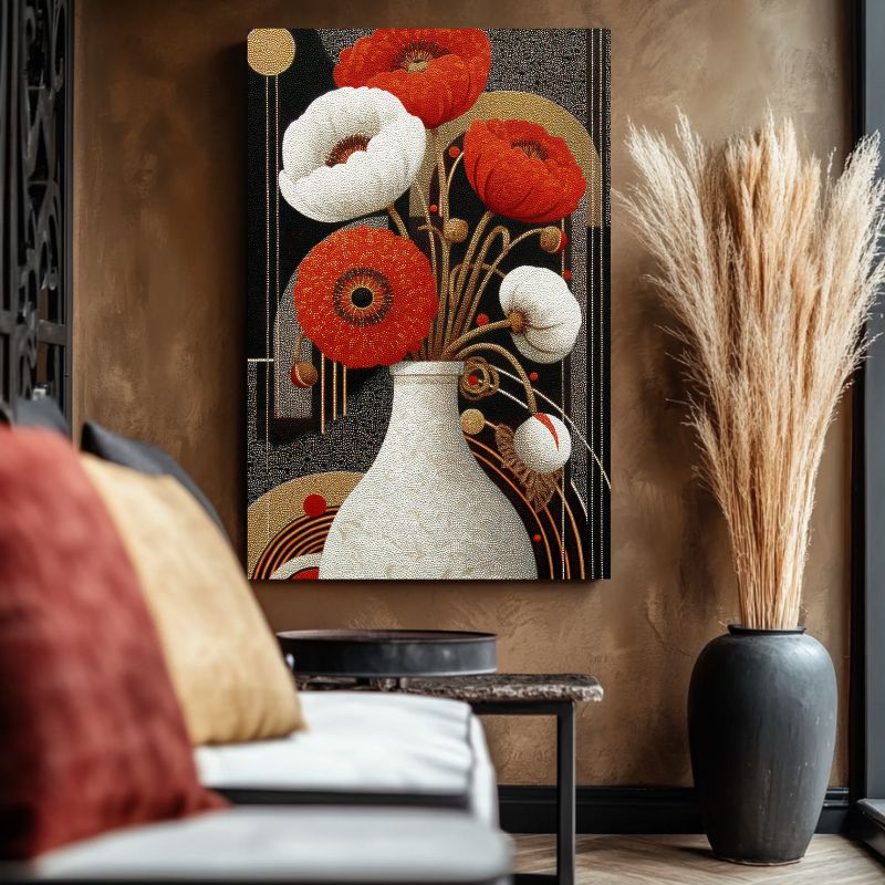 tableau_bouquets_de_fleurs_dans_vase_deco