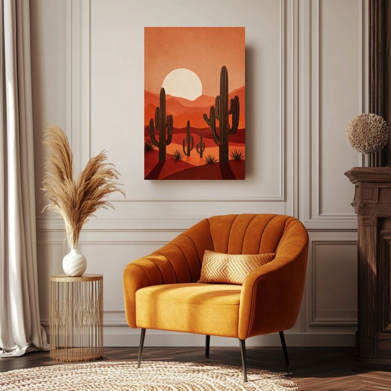 tableau_cactus_dans_le_desert