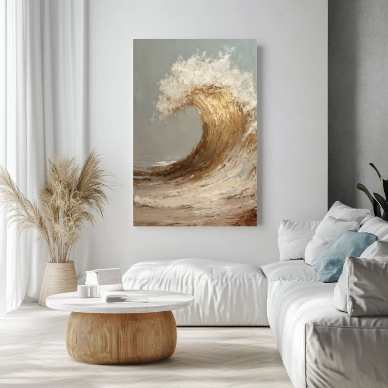 tableau_de_mer_dechainee_vague_doree