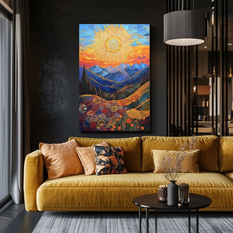 tableau_deco_montagne_paysage_alpin