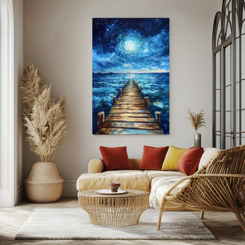 tableau_mer_avec_ponton_perspective_ocean