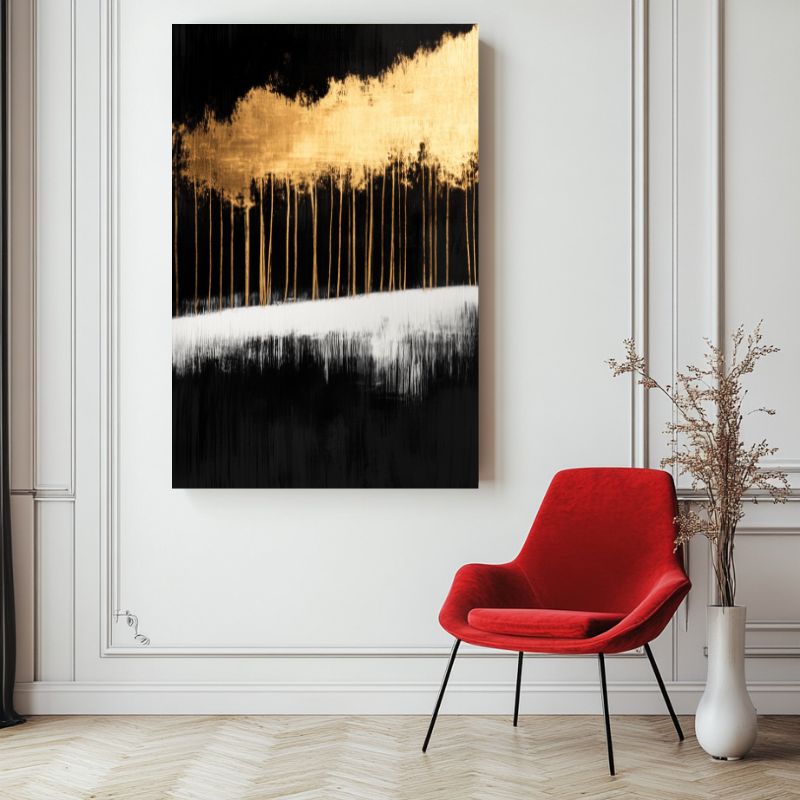 tableau_moderne_arbre_dores