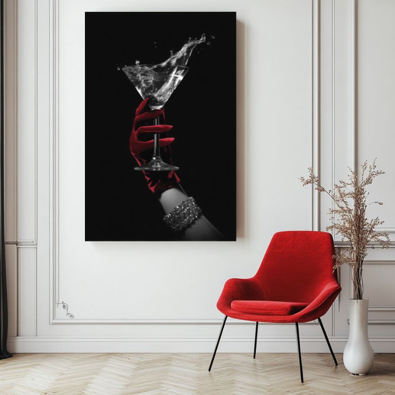 tableau_moderne_deco_noir_blanc_rouge