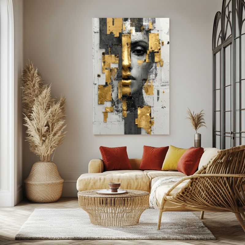 tableau_moderne_femme_abstrait_portrait_fragmente