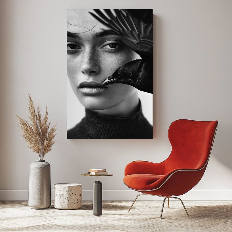 tableau moderne femme art contemporain