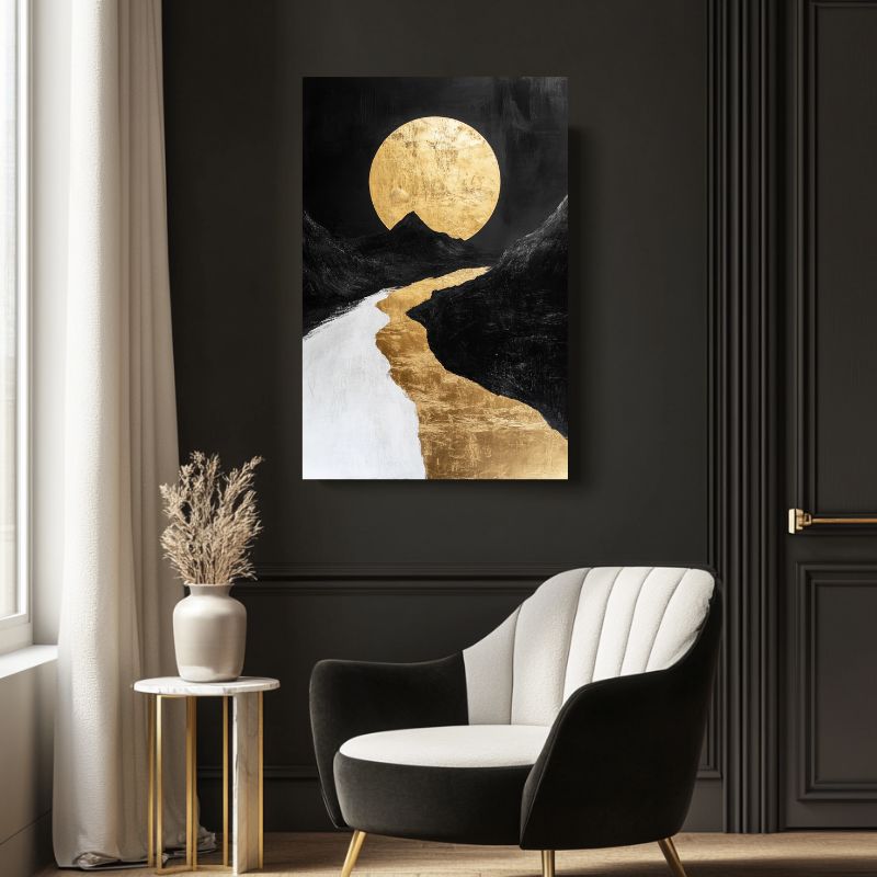 tableau moderne paysage deco