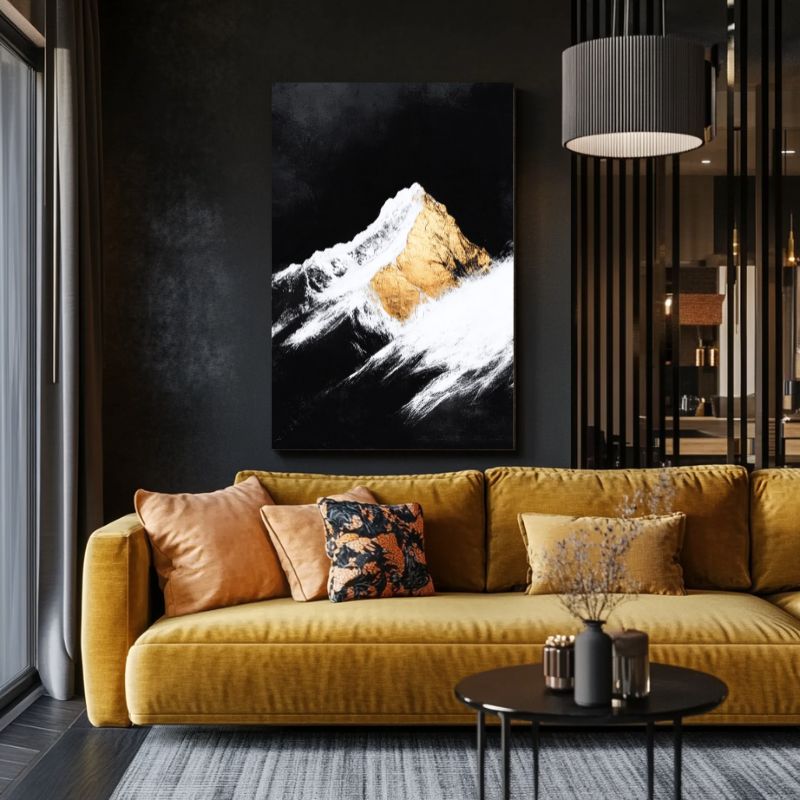 tableau_montagne_noir_et_blanc_minimaliste