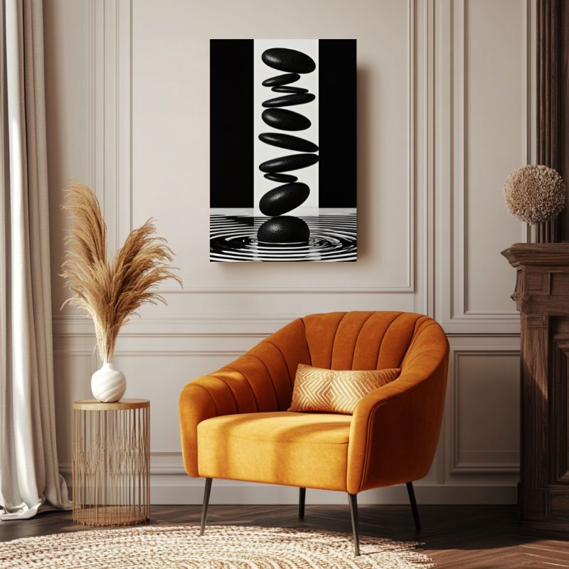 tableau_noir_et_blanc_zen_meditation_moderne