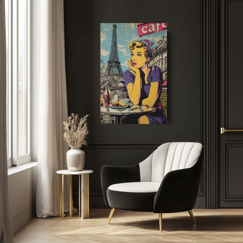 tableau_pop_art_Paris_style_retro