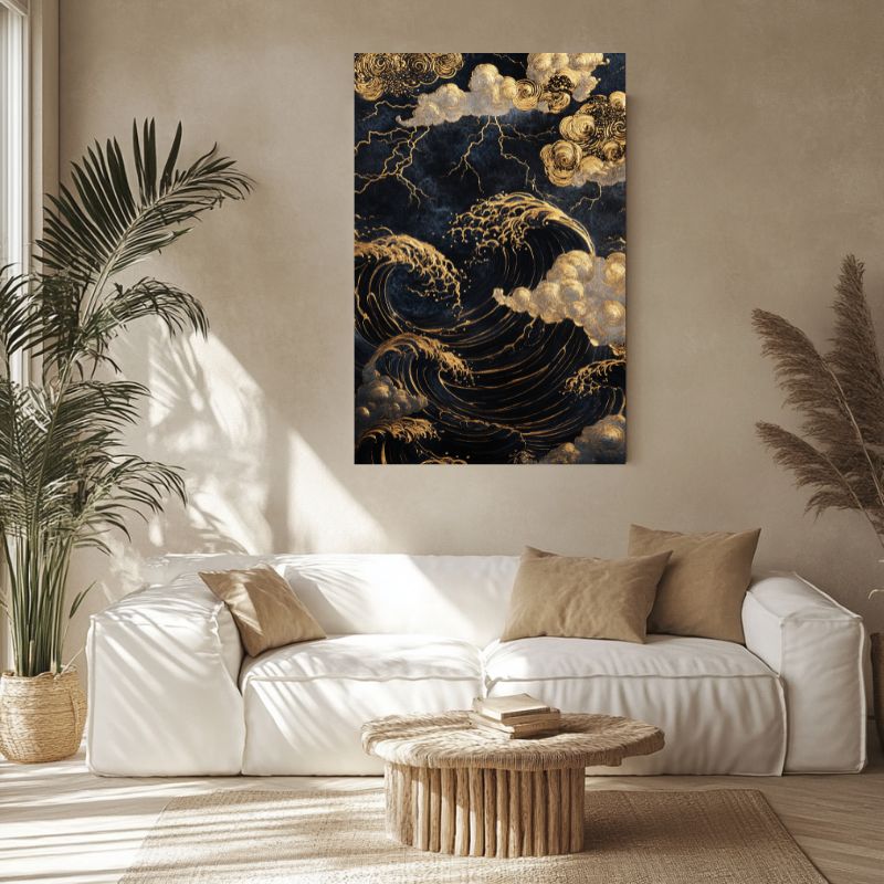 tableau_tempete_en_mer_eclairs_orageux