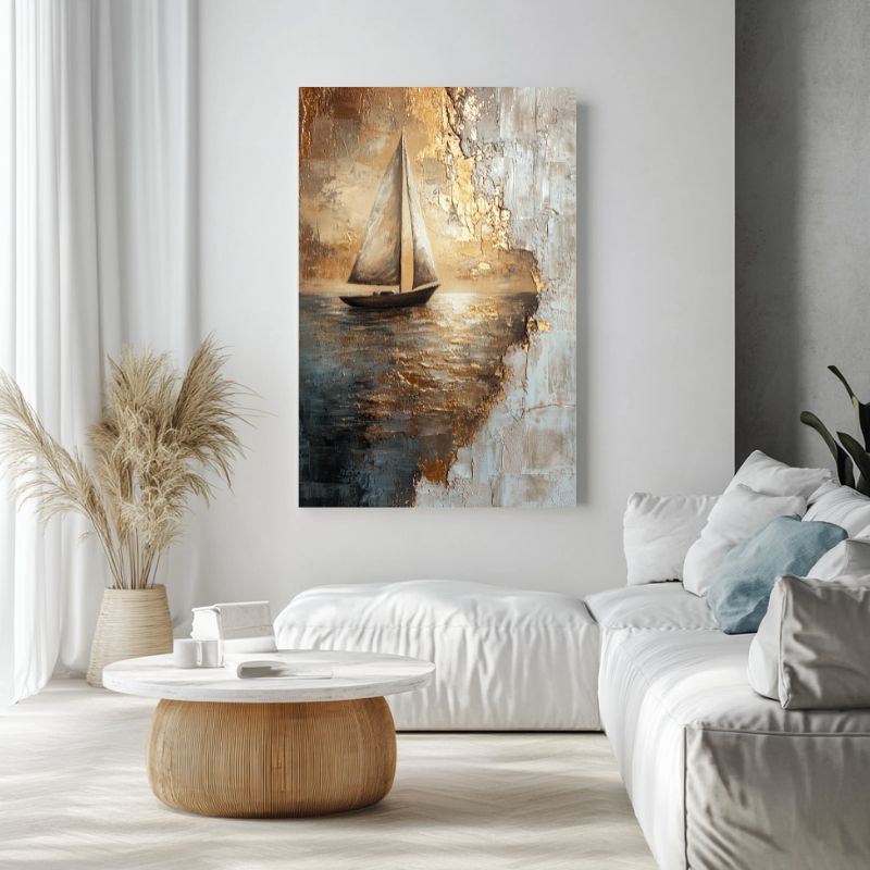 tableau_voilier_en_mer_tons_dores