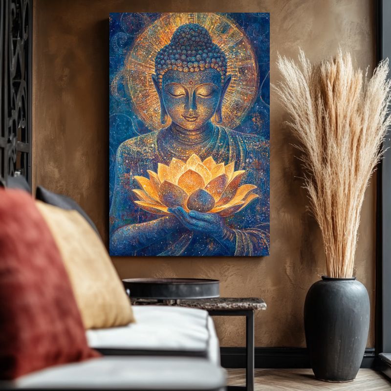 tableau_zen_fleur_de_lotus_meditation