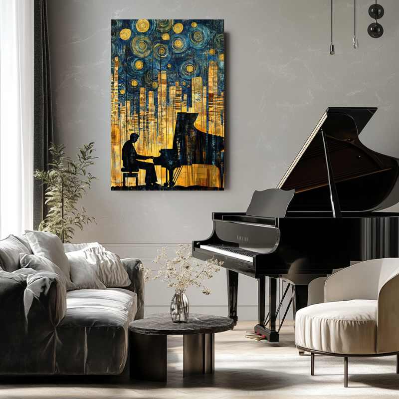 Tableau Piano Symphonie Étoilée
