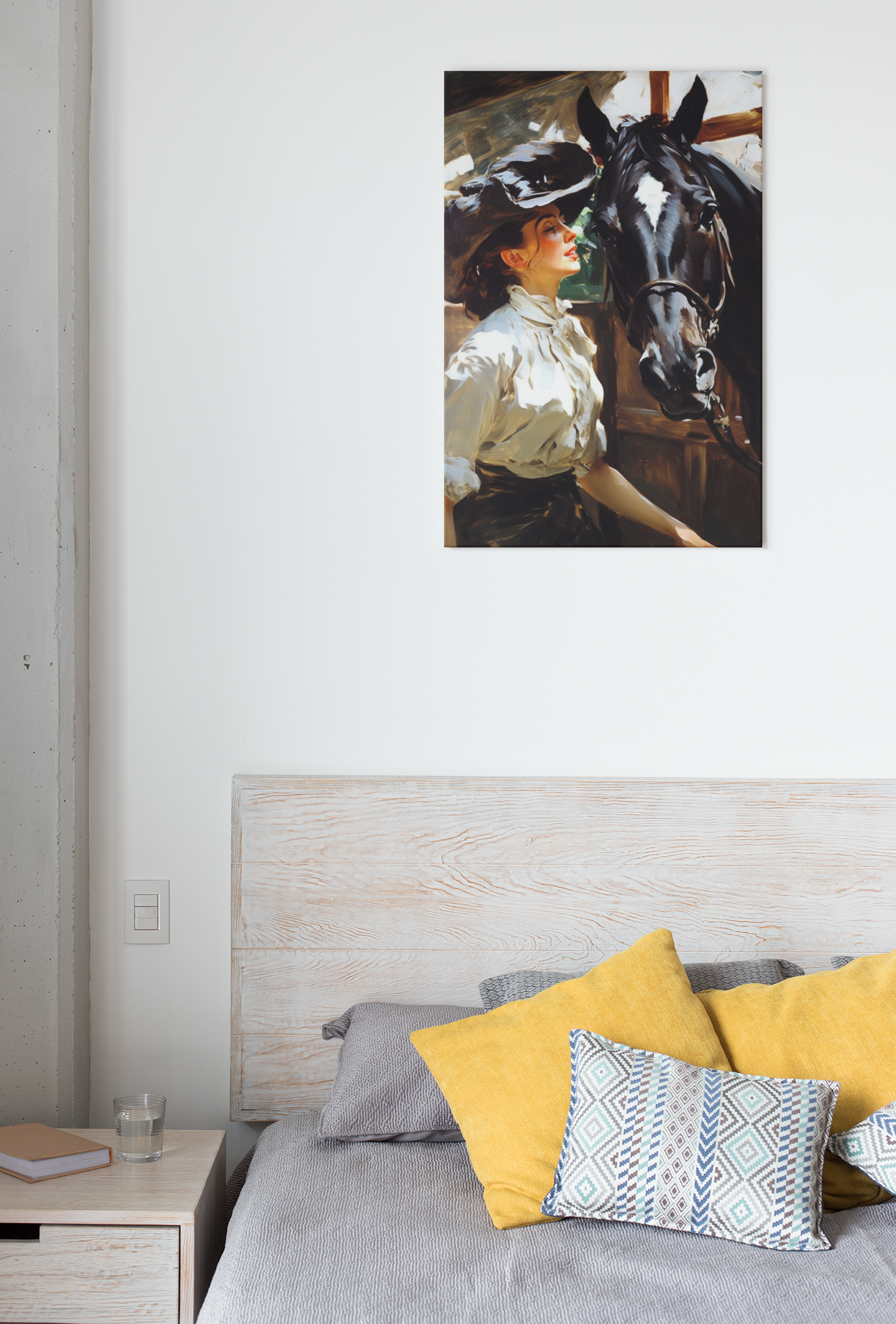 Tableau Femme Cheval