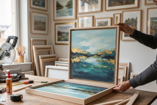 Comment encadrer une toile