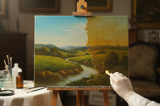 Comment nettoyer un tableau jauni