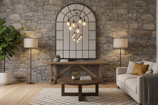 Idée déco salon avec mur en pierre : 10 astuces pour sublimer cette matière