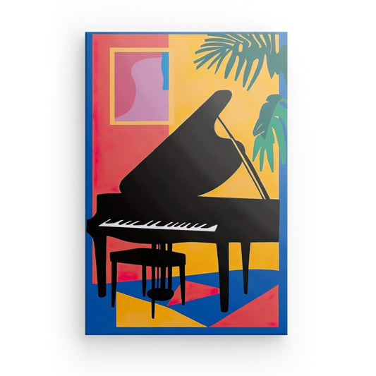 Tableau Piano Tropical Jazzy