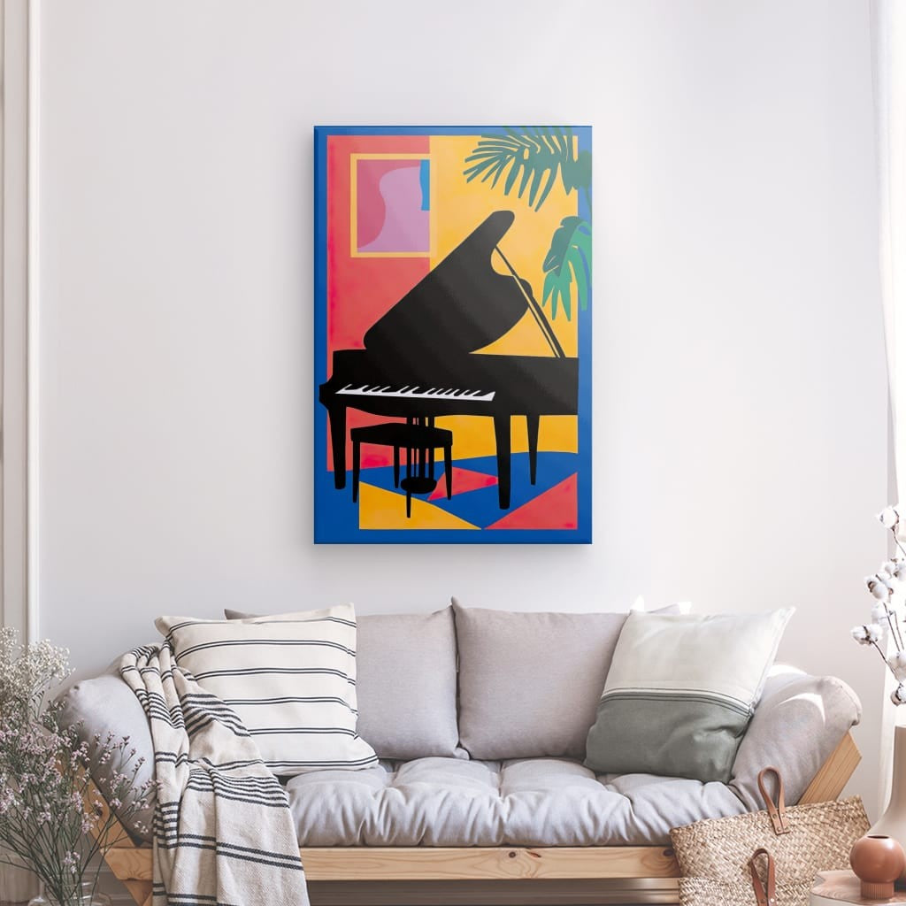 Tableau Piano Tropical Jazzy