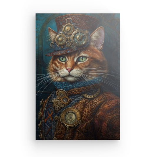 Tableau Chat Steampunk