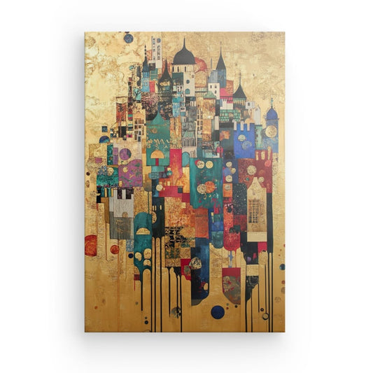 Tableau Oriental Abstrait