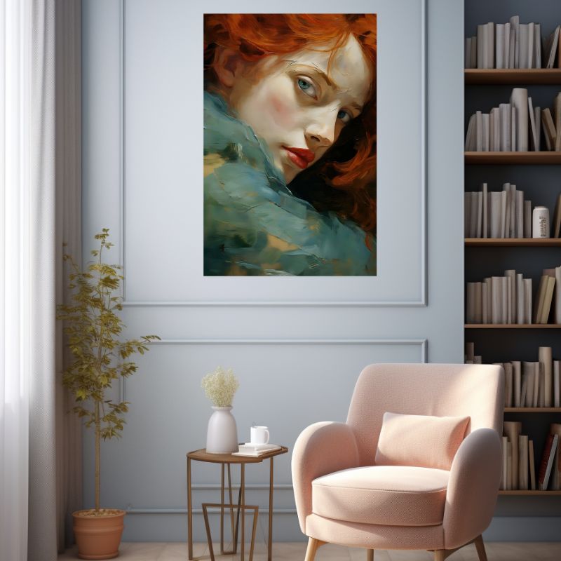 Tableau Femme Rousse