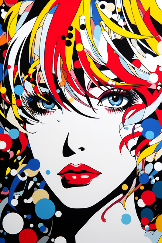 Tableau Pop Art Manga