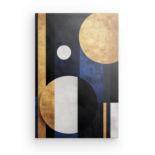 Tableau Abstrait Bleu nuit